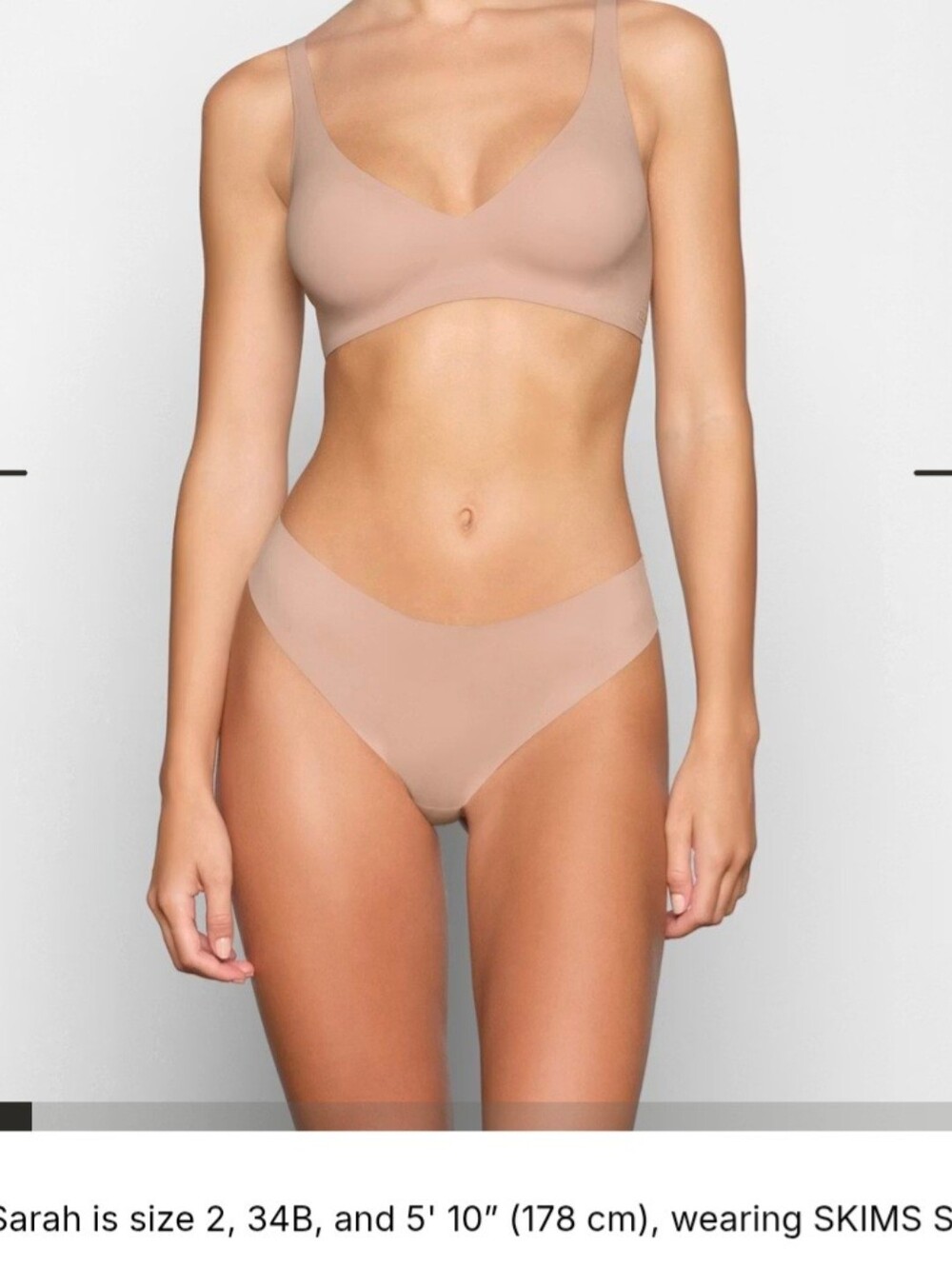 SKIMS Soft Nude Seamless Bralette